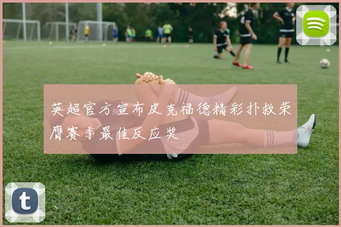 英超官方宣布皮克福德精彩扑救荣膺赛季最佳反应奖